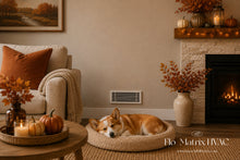 Load image into Gallery viewer, Flo-Matrix 0-degree linear bar grille air vent cover installed in a modern residential living room.