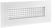 Load image into Gallery viewer, 12x4 inch egg crate HVAC grille register vent cover for uniform air distribution in commercial and residential spaces (side view)