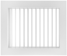 Load image into Gallery viewer, 12x6 Vent Cover Grille Register Vertical Blades Single Deflection (front view)