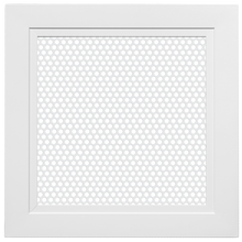 Load image into Gallery viewer, Front view of a 14x14" perforated diffuser vent cover for HVAC use.