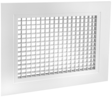 Load image into Gallery viewer, 16x12 inch egg crate HVAC grille register vent cover for uniform air distribution in commercial and residential spaces (side view)
