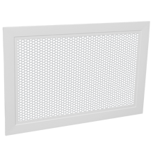 Load image into Gallery viewer, Side view of a 20x16" perforated diffuser vent cover for HVAC use.