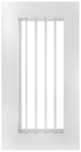 Load image into Gallery viewer, 4x16" Single deflection HVAC grille register with vertical blades for horizontal airflow control in commercial and residential spaces. (front view)