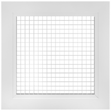 Load image into Gallery viewer, 6x6 inch egg crate HVAC grille register vent cover for uniform air distribution in commercial and residential spaces (front view)