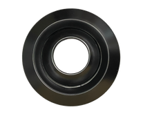 Load image into Gallery viewer, 8" aluminum industrial air nozzle diffuser black front view