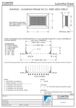 Load image into Gallery viewer, Galvanized air grille vent cover submittal