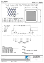 Load image into Gallery viewer, 10x10" Perforated Diffusers - Flo-Matrix HVAC