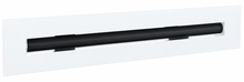 Load image into Gallery viewer, Side view of a white 12 inch 1-slot linear diffuser with 19mm openings for precision airflow in commercial HVAC systems