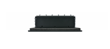 Load image into Gallery viewer, Another side view of a black 12 inch 3-slot linear diffuser with 19mm openings for precision airflow in commercial HVAC systems