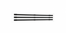 Load image into Gallery viewer, Side view of a white 36 inch 3-slot linear diffuser with 19mm openings for precision airflow in commercial HVAC systems