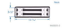 Load image into Gallery viewer, 14x4" Linear Slot Diffuser - CASA Series Modern Vent Cover - Matte White - FLO-MATRIX HVAC