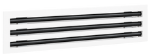 Load image into Gallery viewer, Side view of a white 24 inch 3-slot linear diffuser with 25mm openings for high airflow in commercial HVAC systems