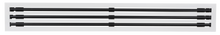Load image into Gallery viewer, Front view of a white 32 inch 3-slot linear diffuser with 25mm openings for high airflow in commercial HVAC systems