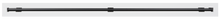 Load image into Gallery viewer, Front view of a white 96 inch 1-slot linear diffuser with 25mm openings for high airflow in commercial HVAC systems