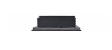 Load image into Gallery viewer, Another side view of a black 12x6 inch 3-slot modern AC vent cover linear diffuser with 25mm openings for high airflow in commercial HVAC systems
