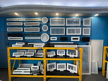 Load and play video in Gallery viewer, Linear Air Diffusers Retail Store Intro