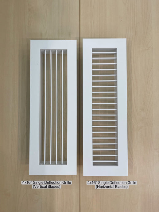 Horizontal or Vertical Blades? A Simple Guide to Single Deflection Grilles