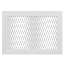 Load image into Gallery viewer, Front view of a 14x10&quot; perforated diffuser vent cover for HVAC use.
