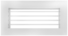 Load image into Gallery viewer, Front view 14x4 HVAC supply air grille register single deflection horizontal blade vent for wall or ceiling use 
