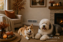Load image into Gallery viewer, Flo-Matrix 15-degree linear bar grille air vent cover installed in a modern residential living room.
