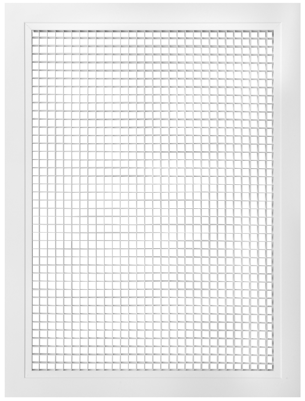 16x18 inch egg crate HVAC grille register vent cover for uniform air distribution in commercial and residential spaces (front view)