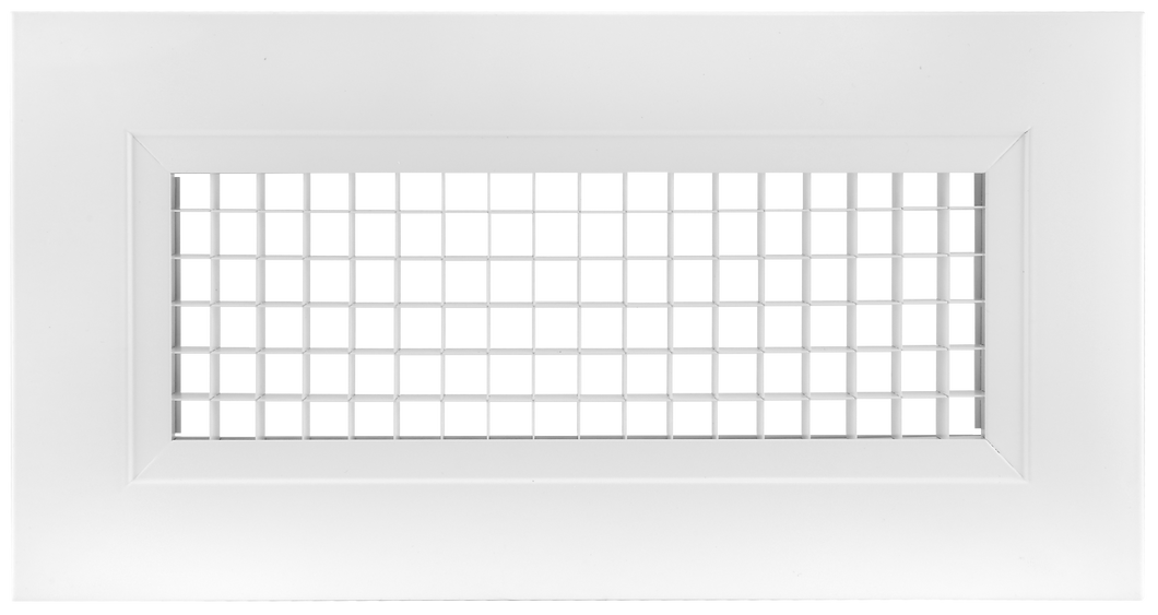16x4 inch egg crate HVAC grille register vent cover for uniform air distribution in commercial and residential spaces (front view)