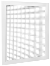 Load image into Gallery viewer, 18x16 egg crate air grille vent cover, side view showing depth and frame, return/supply, Flo-Matrix HVAC
