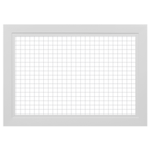 Load image into Gallery viewer, 20x16&quot; Galvanized Air Grille HVAC vent cover - front view
