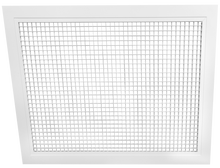 Load image into Gallery viewer, 22x14 egg crate air grille vent cover, side view showing depth and frame, return/supply, Flo-Matrix HVAC
