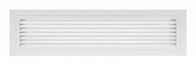 Load image into Gallery viewer, 24x16 hinged aluminum air vent cover front view 35 degree angled HVAC grille
