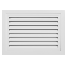 Load image into Gallery viewer, 24x20 hinged aluminum air vent cover front view 35 degree angled HVAC grille
