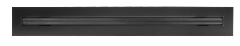 Linear slot diffuser 1 slot HVAC modern air vent cover black - wide slot - ships with Canada and USA