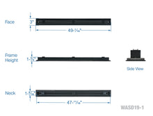 Load image into Gallery viewer, 48&quot; Linear Slot Diffuser HVAC air vent cover - black finish
