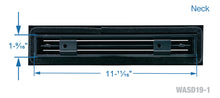 Load image into Gallery viewer, 12&quot; Linear Slot Diffuser HVAC modern air vent cover - black finish
