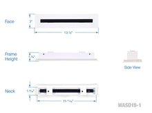 Load image into Gallery viewer, 12&quot; Linear Slot Diffuser HVAC modern air vent cover
