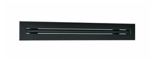 Load image into Gallery viewer, 16&quot; Linear Slot Diffuser HVAC modern air vent cover - black finish
