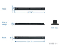 Load image into Gallery viewer, 36&quot; Linear Slot Diffuser HVAC air vent cover - black finish

