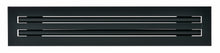 Load image into Gallery viewer, 16&quot; Linear Slot Diffuser HVAC air vent cover 2 slots - matte black finish
