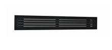 Load image into Gallery viewer, 32&quot; Linear Slot Diffuser HVAC air vent cover 2 slots - matte black finish
