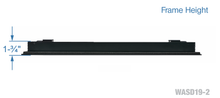 Load image into Gallery viewer, 36&quot; Linear Slot Diffuser HVAC modern air vent cover 2 slots - matte black finish

