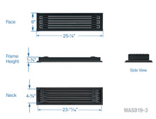 Load image into Gallery viewer, 24&quot; Linear Slot Diffuser HVAC modern air vent cover
