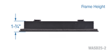 Load image into Gallery viewer, 14x4&quot; Linear Slot Diffuser Matte Black - CASA Series HVAC Modern Air Vent Cover (WASD25-2)
