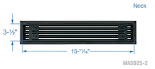 Load image into Gallery viewer, 16&quot; Linear Slot Diffuser HVAC air vent cover
