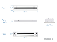 Load image into Gallery viewer, 18&quot; Linear Slot Diffuser HVAC modern air vent cover
