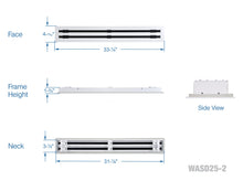 Load image into Gallery viewer, 32&quot; Linear Slot Diffuser HVAC modern air vent cover
