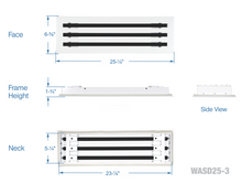 Load image into Gallery viewer, 24&quot; Linear Slot Diffuser HVAC modern air vent cover
