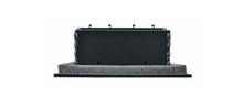Load image into Gallery viewer, Another view of a black 48-inch 2-slot linear diffuser with 19mm openings for precision airflow in commercial HVAC systems
