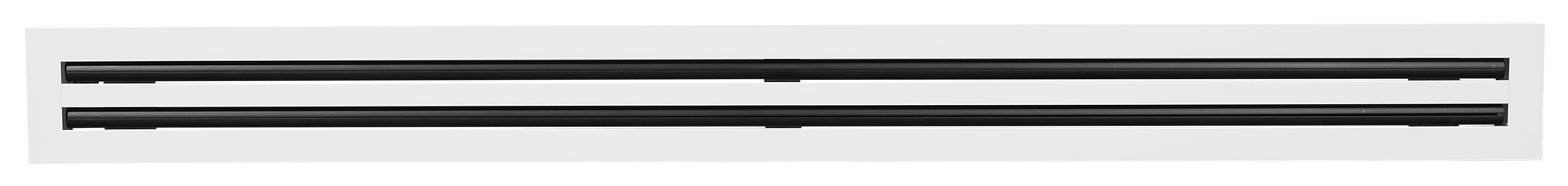 48" Two-Slot Linear Slot Diffuser | White Modern Vent Cover – Linear ...