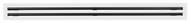 Front view of a white 72 inch 2-slot linear diffuser with 19mm openings for precision airflow in commercial HVAC systems