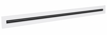 Load image into Gallery viewer, Side view of a white 96 inch 1-slot linear diffuser with 19mm openings for precision airflow in commercial HVAC systems.
